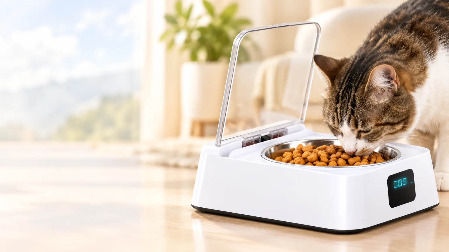 Distributeur automatique de nourriture pour animaux